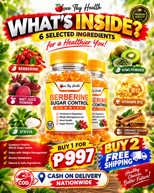 Berberine Gummies 60pcs | 1000mg per Gummy | Dietary Supplement